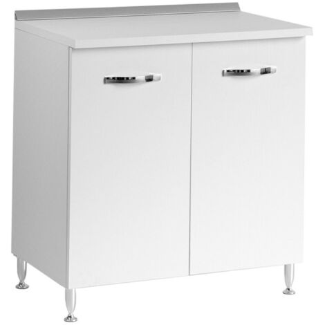 Basis für Küche Esche weiß 2 Türen Cm 80x50xH 85 (1/3)
