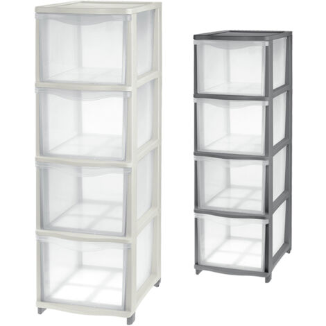 Cover Line Kommode Farbe Transparent-Creme Tontarelli