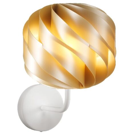 New Gold Wandleuchte aus Metall Cm. 25 x 28 x 34 Std (1/3)
