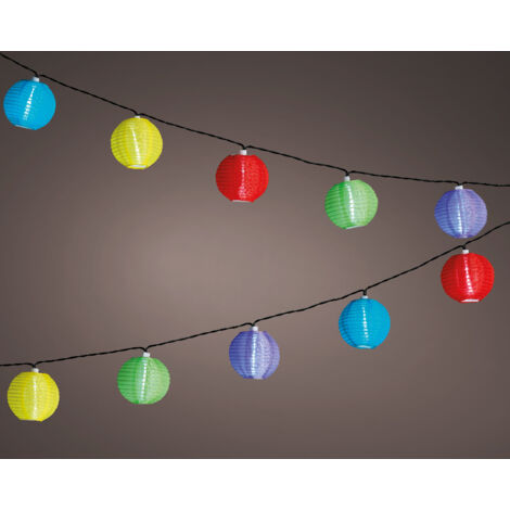 Lichterkette aus mehrfarbigem Nylon (1/5)