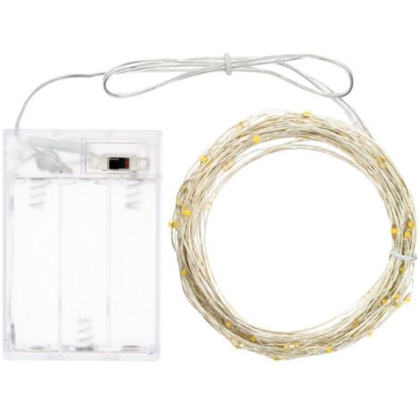 Lichterkette 10m 100 micro led warmweiß (1/3)