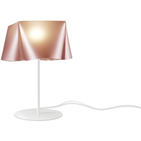 Tischlampensockel und Kupferstab aus Metall Cm. 28 x 35 Std (1/2)