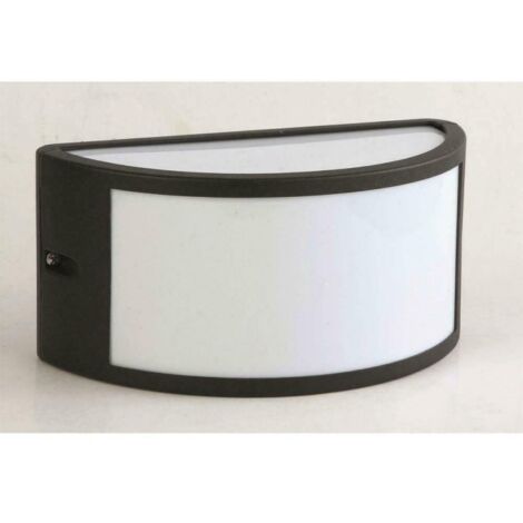 Enio moderne Außenwandleuchte 60W schwarz 600x300x240