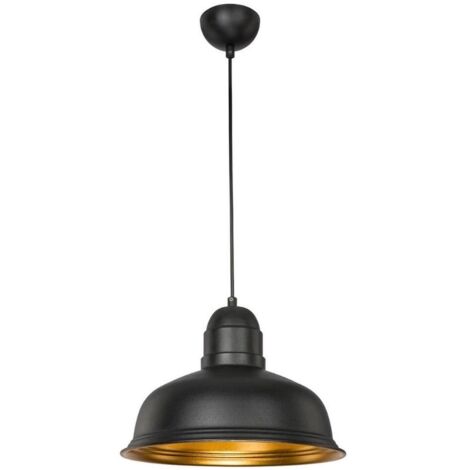 Hängeleuchte Kumbet MDL3053 schwarzes Metall innen gold (1/5)