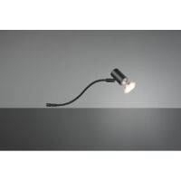 Spot-Lampe Jade Spiegel verstellbar schwarz IP44 Trio-Beleuchtung
