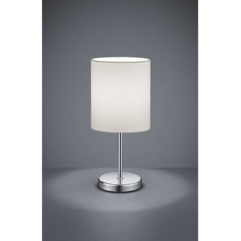 Jerry Cromo Sobremesa Blanco Pantalla Ø13 cm Trio Lighting (1/3)