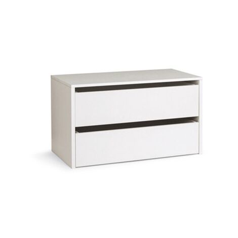 Cajonera de madera para armario interior Color blanco cm H.50xL.86,5xP.45