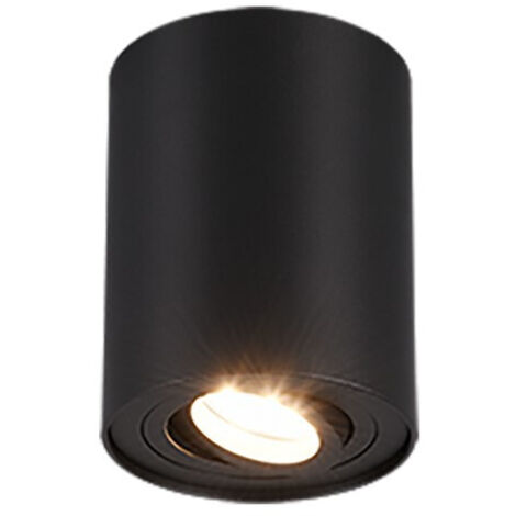 Foco orientable GU10 Cookie Black Cylinder Trio Lighting (1/3)
