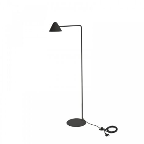 Lámpara de pie LED Antares en metal negro STS - 25cm x 45.5cm x 129.5cm (1/5)