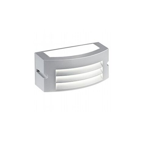 Lámpara de pared de aluminio fundido con difusor opalino - 10W, 950 lúmenes, luz cálida (1/5)