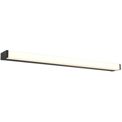 Aplique Baño IP44 Led 12w Fabio Nero L80 cm Trio Iluminación (1/5)