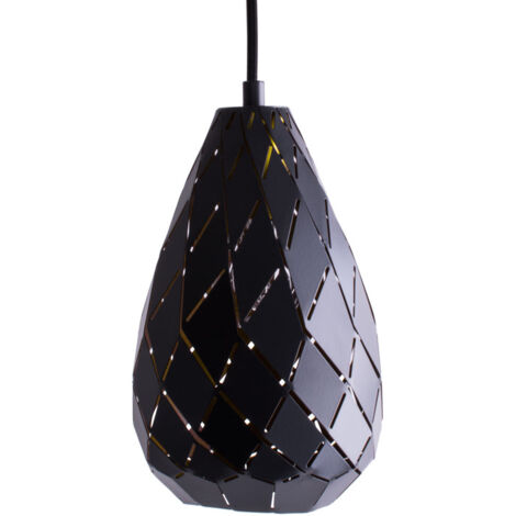Suspensión simple Antracita Onyx con Trio Lighting Laser Cuts (1/5)