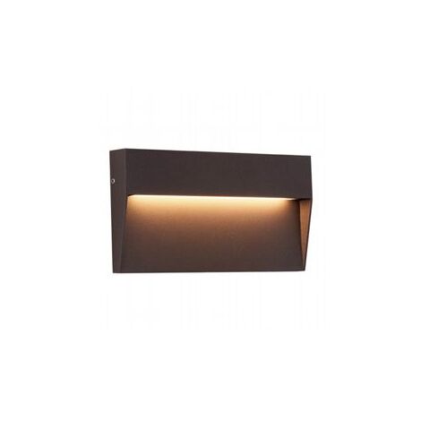 Lámpara de Pared Redonda de Aluminio Fundido 6W 777 Lúmenes 4000°K IP65 café (1/5)