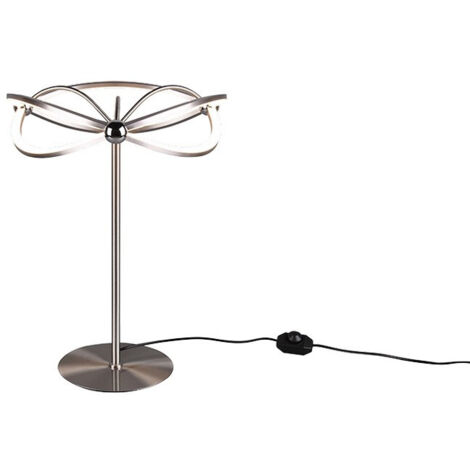 Lámpara de mesa de diseño moderno Led Bow Charivari Nickel Trio Lighting (1/4)