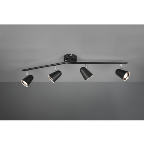 Foco Toulouse Negro 4 Spot Led L78 cm Trio Lighting (1/3)