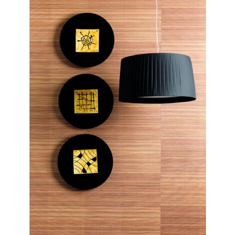 Conjunto de 3 platos decorativos 65x65x1 cm (1/5)