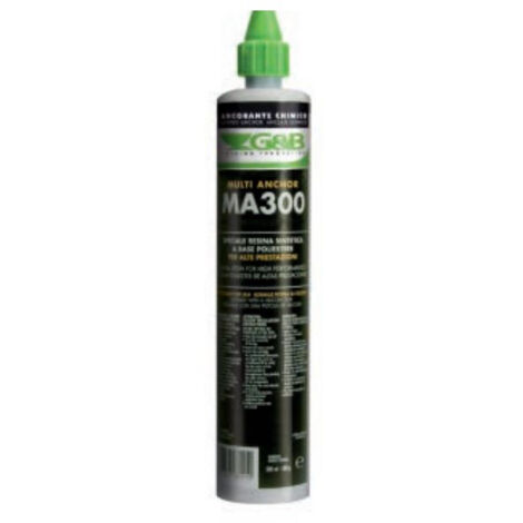 Poliester MA 300ML cartucho químico gris con estuche de verano 12 - G&B - CC30 (1/2)