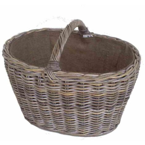 Cesta Cloe ovalada gr cm64x47h47-37 con forro de yute (1/3)