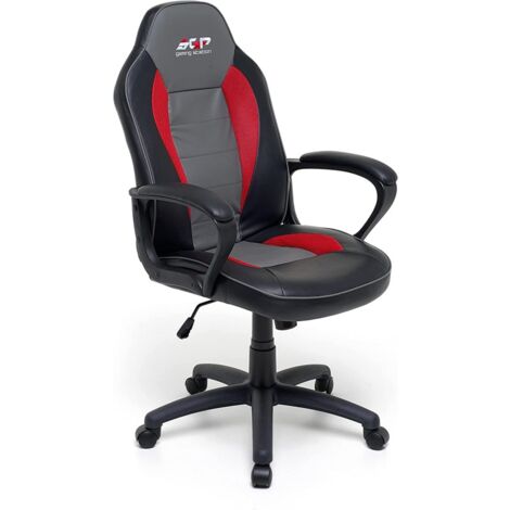 Silla Player Gris - Silla Gaming Profesional con Cojines Lumbares y para el Cuello