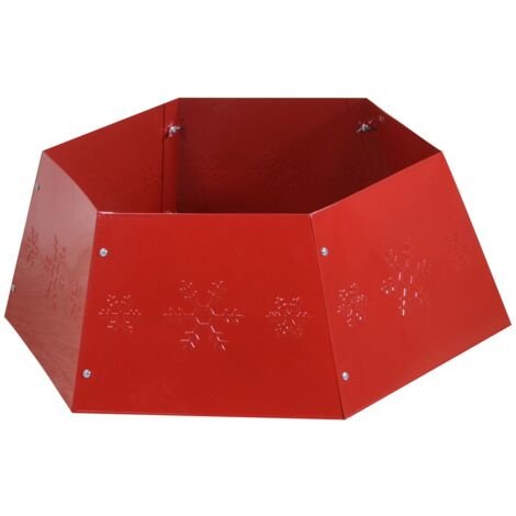 Cubre eje metálico plegable hexagonal rojo cmø68h25 (1/5)