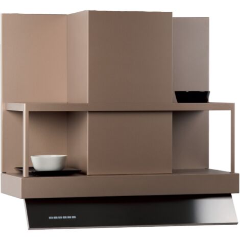 Campana extractora ETRA NO DRIP en acero inoxidable cobre 90 cm (1/3)