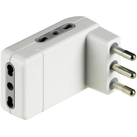 Bticino S3606De Adaptador Para Toma De Corriente Tipo L (It) Blanco