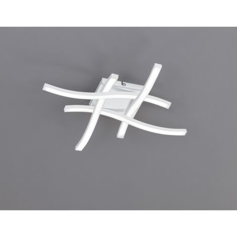 Plafón moderno Route 4 Wands Led 4000k Blanco Trio Lighting (1/5)