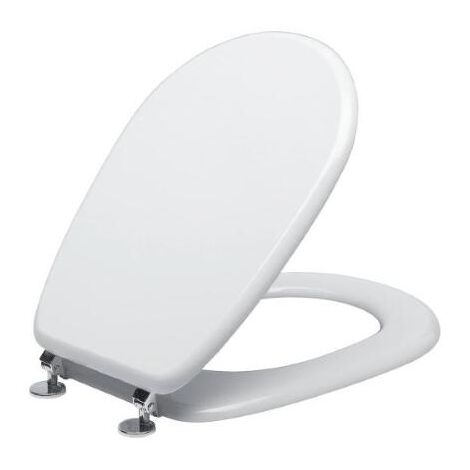 Tapa de inodoro en madera MDF blanca para Ideal Standard modelo Lute