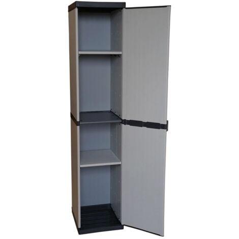 Armoire haut meuble d'extérieur et d'intérieur 3 étagères cabine de douche balcon étanche