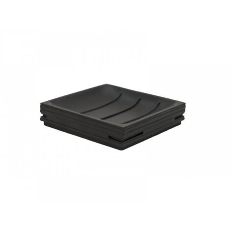 GEDY QU111400300 QUADROTTO Jabonera Negro - ref: QU111400300 (1/4)