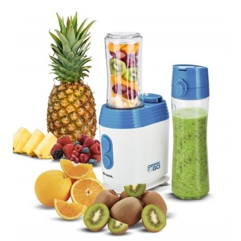 Batidora con 2 botellas portátiles DrinkNGo vacío Ariete 350 w (1/5)