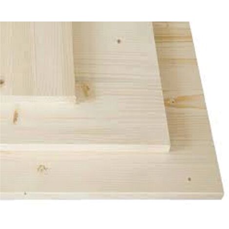 Panel de tablero en madera de abeto laminada espesor 28 mm (80x30 cm)