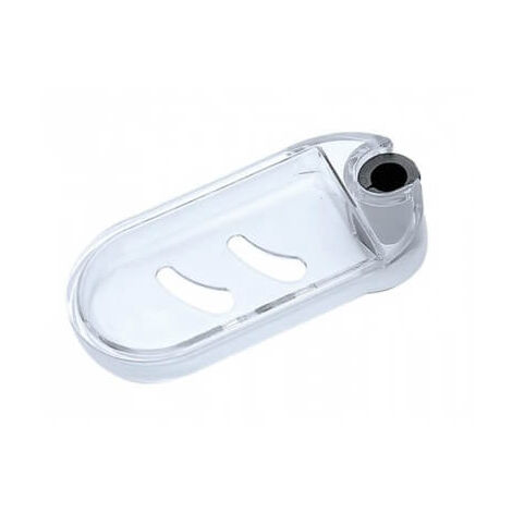 Jabonera ovalada con adaptador de varilla ajustable (1/4)