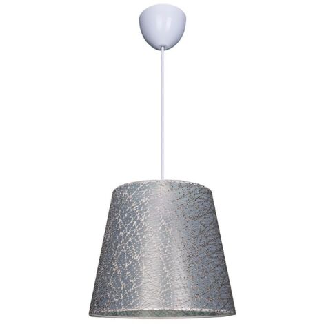 Lámpara colgante Conic ASZ0777 en tela gris (1/5)