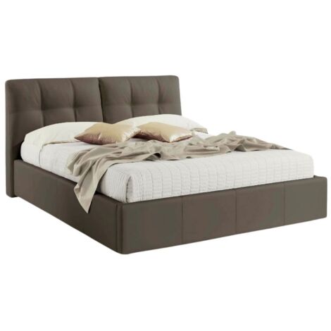 Cama matrimonial con contenedor Melia tortora H109xL182xP220 (1/2)