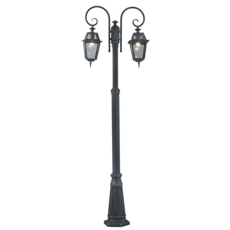 Farola de 2 brazos de hierro fundido Milan