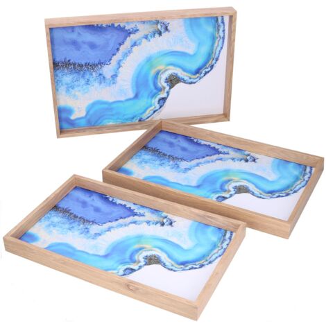 Bandeja rectangular madera azul claro 1-3 cm45x30h4 (1/3)