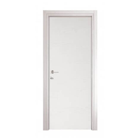 Puerta fresno/blanco, modelo Microtec, dimensiones 210x80 cm (1/4)