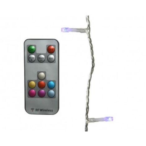 Tira LED para exterior 200 LED con mando a distancia 24,9 metros (1/5)