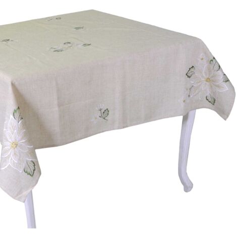 Mantel de tela modelo 10 beige cm140x320 (1/3)