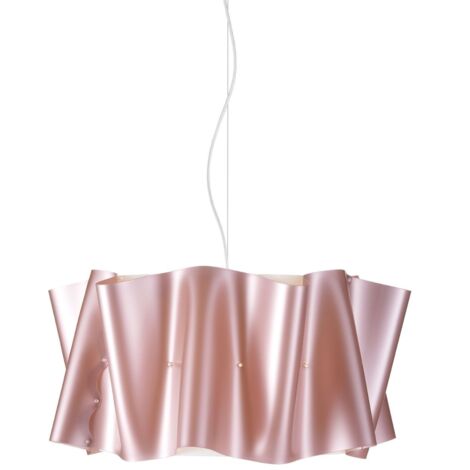 Suspensión de Metal Rosa en Metal Cromado Cm. 50x27h (1/2)
