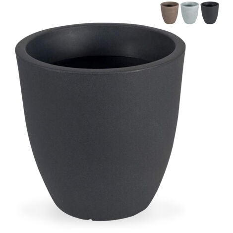 Macetero Redondo Ø 50Cm Porta Maceta Diseño Alto Jardín Terraza Orione (1/5)