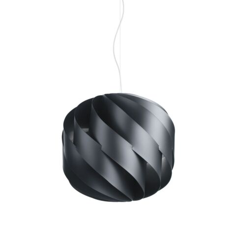 Suspensión 3 Luces Negra en Metal Cromado Cm. 72x70h