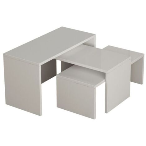 Mesitas Tris blanco Kanta 65x30xh.39 cm (1/5)