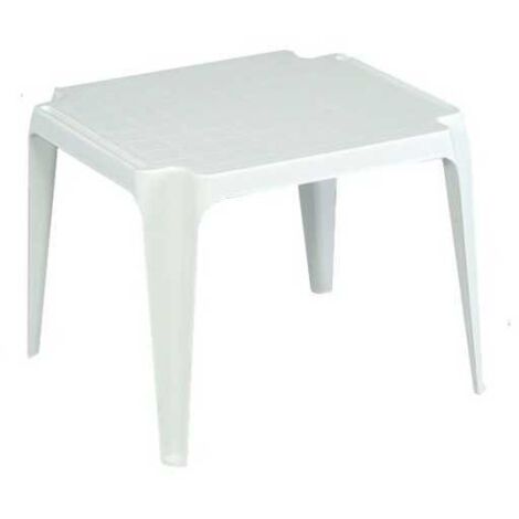 Mesa de resina para bebé blanca 55x50 Progarden