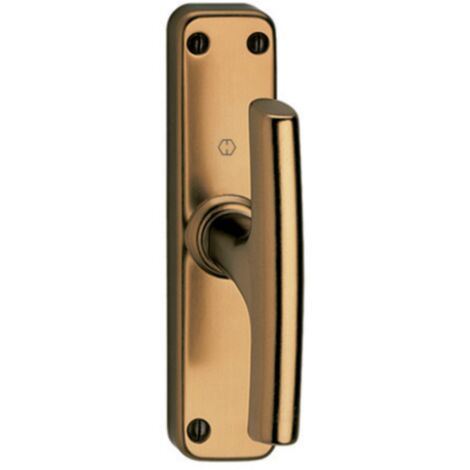 Manilla de ventana de aleación de bronce anodizado con cremallera Ghidini Pietro Bosco BL 4.0 y pasadores de alta calidad.