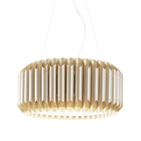 Suspensión New Gold 3 luces de metal cromado 60 x 31 h (1/2)