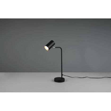 Marley Sobremesa Negro Y Foco Cilíndrico H45 Trio Iluminación (1/5)