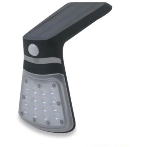 Lámpara de pared exterior con proyector LED de 2W con energía solar (1/5)