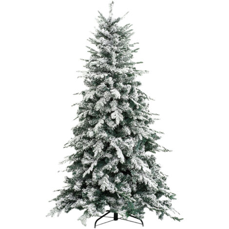 Árbol De Navidad Nevado 'Alaska' H.240 Cm - Base 154 Cm / 2436 Ramas